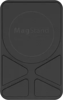 Магнитное крепление-подставка MagStand для MagSafe, кожа, черный