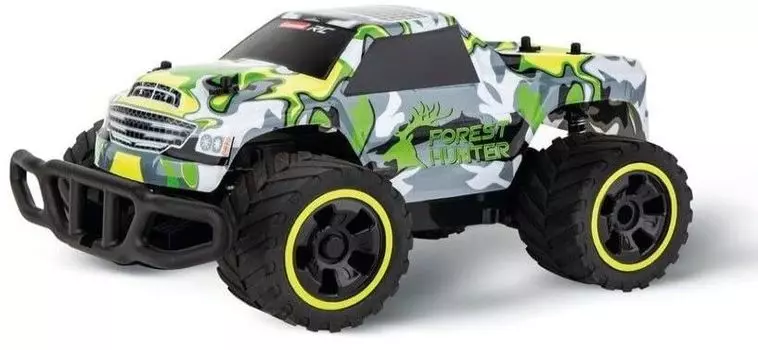 Машина на радиоуправлении Carrera RC Hell Rider Forest Hunter, черный+зеленый