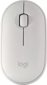 Мышь Logitech M350 Pebble Wireless, белый