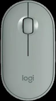 Мышь Logitech M350 Pebble Wireless, светло-зеленый