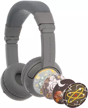 Наушники детские ONANOFF Buddyphones Play+, серый