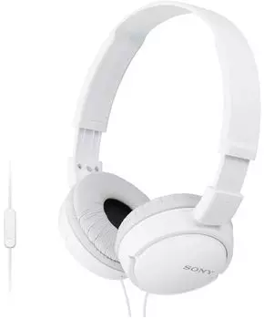 Наушники накладные Sony MDR-ZX110AP, белый