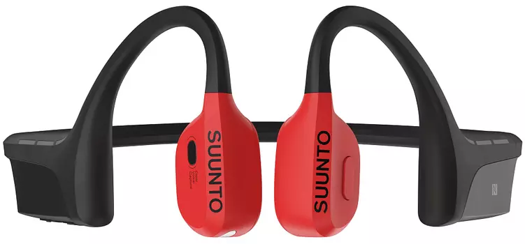 Наушники Suunto Wing с костной проводимостью звука, красный