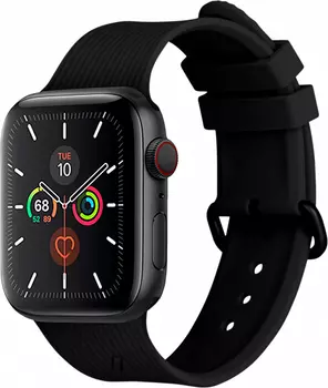 Ремешок Native Union Classic Strap для Apple Watch 42/44/45мм, силикон, черный
