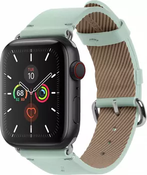 Ремешок Native Union Classic Strap для Apple Watch 42/44mm, кожа, светло-зеленый