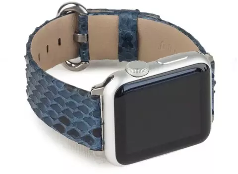 Ремешок Marcel Robert для Apple Watch 38/40 мм, питон, синий