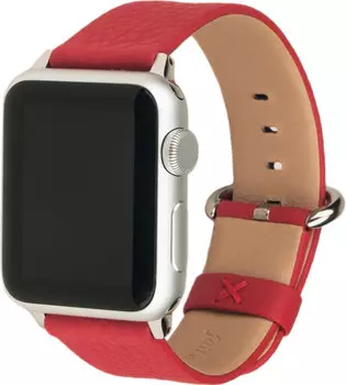 Ремешок Marcel Robert для Apple Watch 38/40 мм, теленок, красный