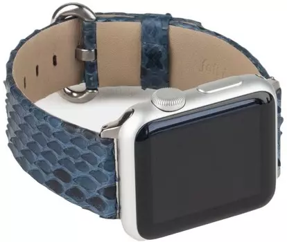 Ремешок Marcel Robert для Apple Watch 42/44 мм, питон, синий