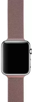 Ремешок миланская петля moonfish для Apple watch - 42/44/45/49 мм, розовый