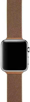 Ремешок миланская петля moonfish для Apple watch - 38/40/41 мм, золотой