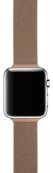 Ремешок миланская петля moonfish для Apple watch - 42/44/45/49 мм, золотой