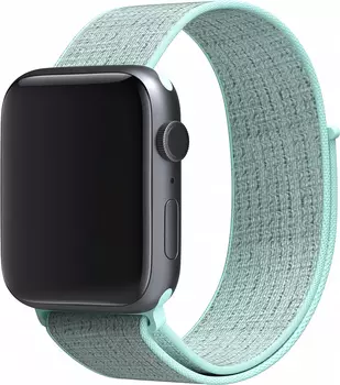 Ремешок moonfish для Apple Watch 38/40 мм, нейлон, бирюзовый