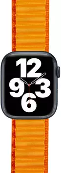 Ремешок moonfish для Apple Watch 38/40/41 мм, нейлон, оранжевый