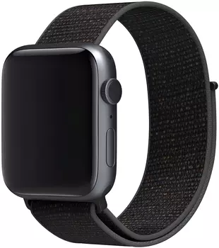 Ремешок moonfish для Apple Watch 38/40 мм, нейлон, черный