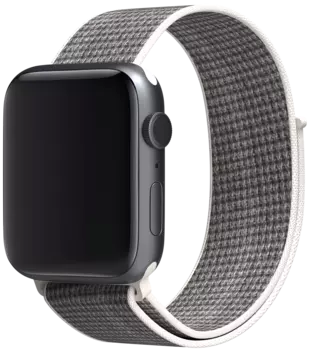 Ремешок moonfish для Apple Watch 38/40 мм, нейлон, светло-серый