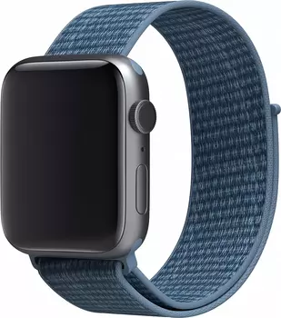 Ремешок moonfish для Apple Watch 42/44/45/49 мм, нейлон, голубой