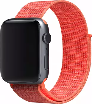 Ремешок moonfish для Apple Watch 42/44/45/49 мм, нейлон, «дымчатый розовый»