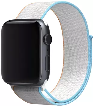 Ремешок moonfish для Apple Watch 42/44 мм, нейлон, кремовый