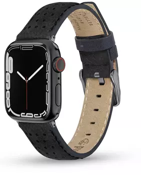 Ремешок Timberland Daintree для смарт-часов 20 мм, кожа, черный