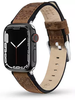 Ремешок Timberland Valdivian для смарт-часов 22 мм, кожа, коричневый