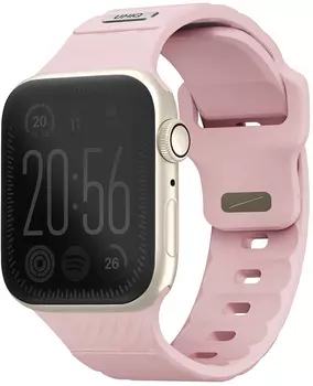 Ремешок Uniq Stride Rubber для Apple Watch 38/41 мм, силикон, розовый