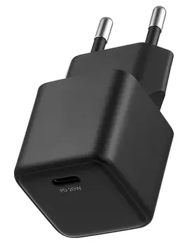 Сетевое зарядное устройство moonfish USB-C, GaN, PD, 20 Вт, черный