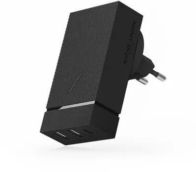 Сетевое зарядное устройство Native Union 45 Вт, 2 USB-A + USB-C, PD, черный