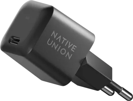 Сетевое зарядное устройство Native Union Fast GaN Charger USB-C, PD, 30 Вт, черный