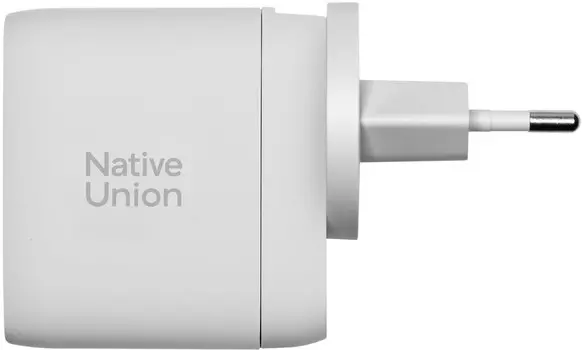 Сетевое зарядное устройство Native Union Fast GaN Charger 2хUSB-C+USB-А, PD, 67Вт, белый