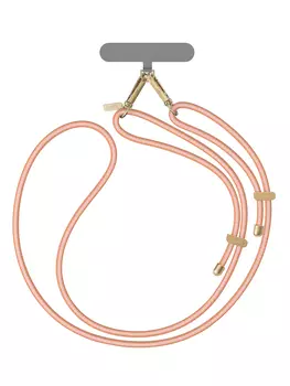 Шнурок на шею Uniq Coehl Laurel Lanyard, персиковый