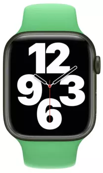 Спортивный ремешок Apple Watch 41 мм зеленый