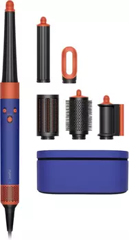 Стайлер Dyson Aiwrap HS08 Complete Long для прямых и вьющихся волос, синий+оранжевый
