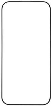 Стекло защитное moonfish для iPhone 15 алюмосиликатное, Full Screen, FULL GLUE, черный