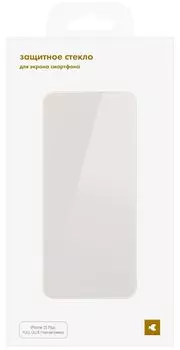 Стекло защитное moonfish для iPhone 15 Plus алюмосиликатное, Full Screen, FULL GLUE, черный