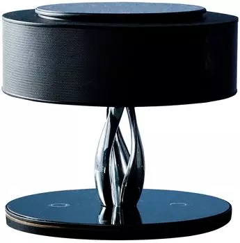 Светильник HomeTree Dance of Light с акустикой + БЗУ, черный