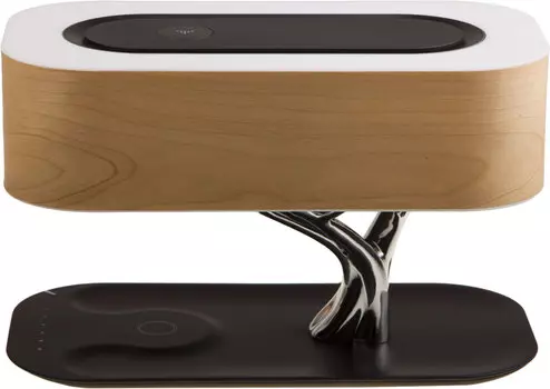 Светильник HomeTree Light Of the Tree с акустикой + БЗУ, желтый