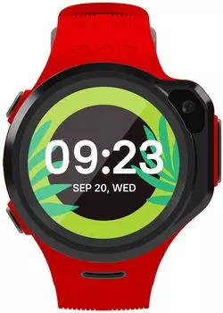 Умные часы детские Elari KidPhone 4GR, красный