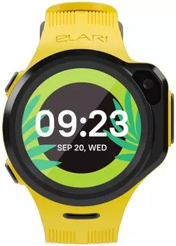 Умные часы детские Elari KidPhone 4GR, желтый
