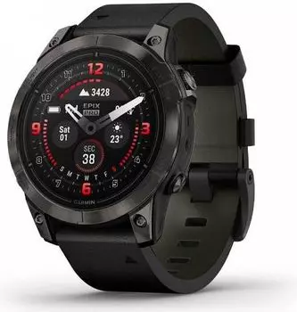 Умные часы Garmin Epix Pro (2-го поколения), титановый черный