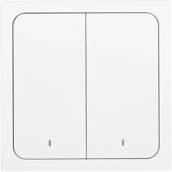 Умный беспроводной выключатель Яндекс, 2 клавиши, Zigbee