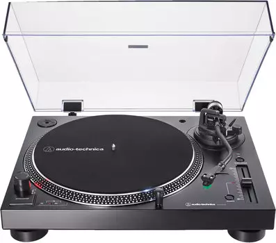 Виниловый проигрыватель Audio-Technica AT-LP120XUSB-BK, черный