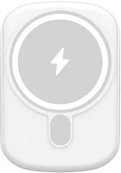 Внешний аккумулятор moonfish MagSafe, 5000 мАч, soft-touch, белый