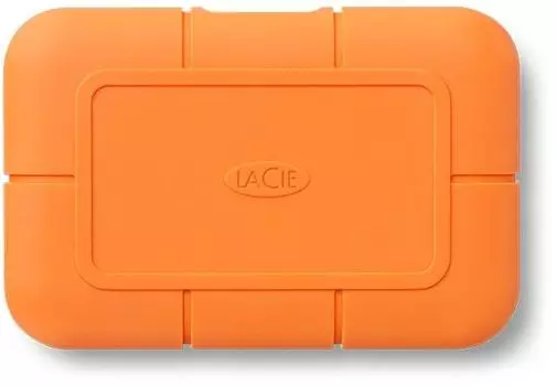 Внешний SSD Lacie Rugged USB-C, 4 ТБ, оранжевый