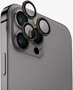 Защита линз Uniq Optix для iPhone 15 Pro, серый