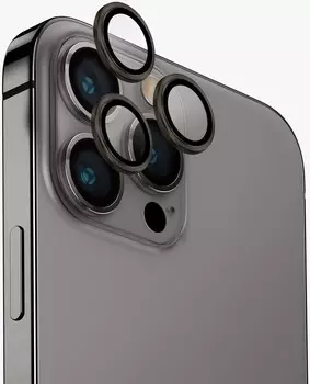 Защита линз Uniq Optix для iPhone 15 Pro, серый
