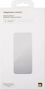 Стекло защитное moonfish Corning для iPhone 13/13 Pro Full Screen Full Glue, черный