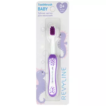 Детская зубная щетка Revyline Baby S3900 фиолетовая, Soft