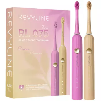 Набор электрических зубных щеток Revyline RL 075 DUO Сrocus + Сocoon
