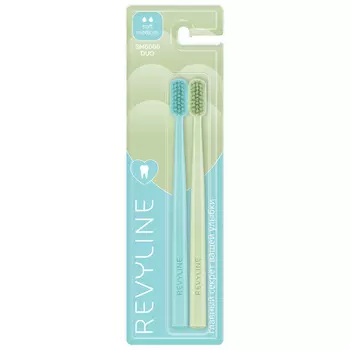 Набор зубных щеток Revyline SM6000 DUO Limpet shell + Lime cream