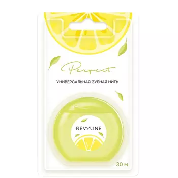 Зубная нить Revyline Perfect, лимон и мята, 30 м